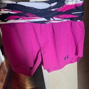 Under Armour Women's Pink Athletic Shorts